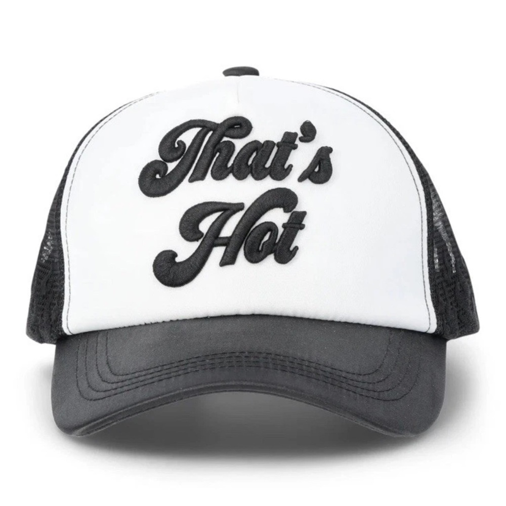 Paris Hilton Black and White that’s hot cap